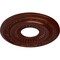 Ekena Millwork Lauren Ceiling Medallion (Canopies up to 6 1/4"), 20 5/8"OD x 6 1/4"ID x 1 3/8"P, Antique Copper CM20LNACS - alternate 2
